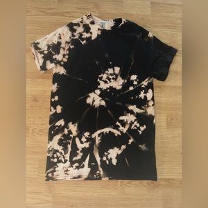 Bleach tie dye shirt